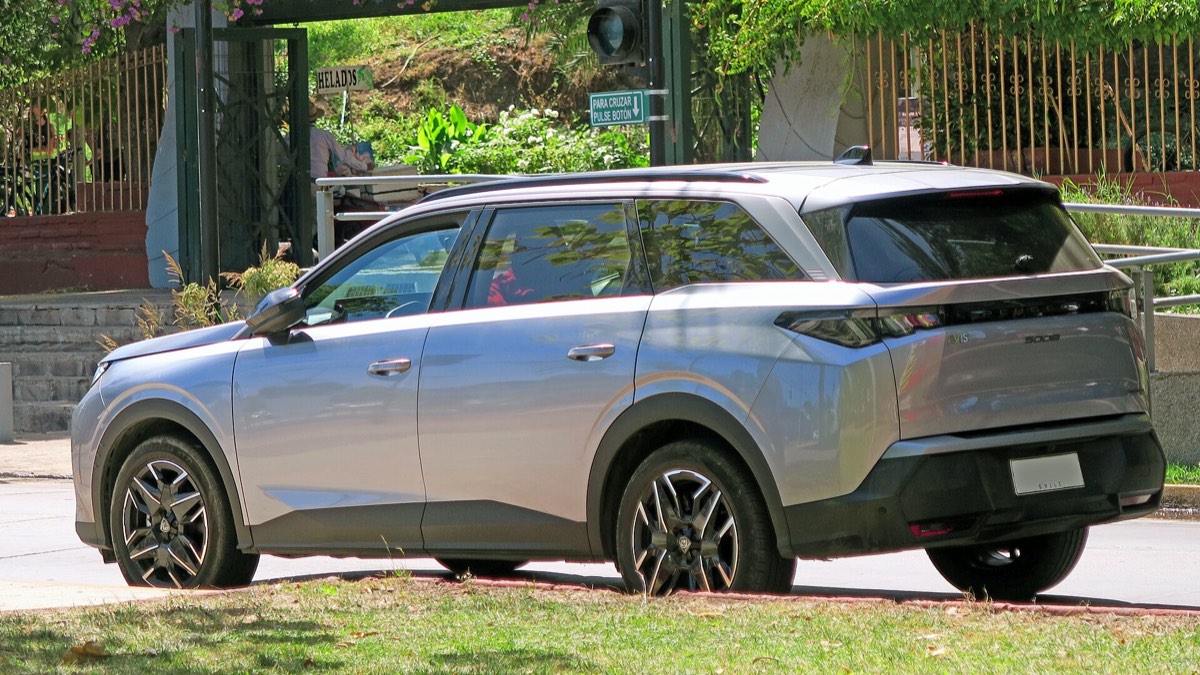 Peugeot 5008 z tyłu